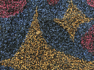 Star motif rug