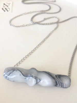 Acrylic lathed necklaces